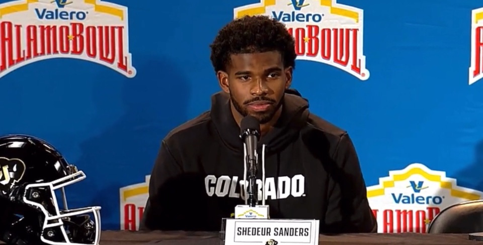 Shedeur Sanders at the East West Shrine Game